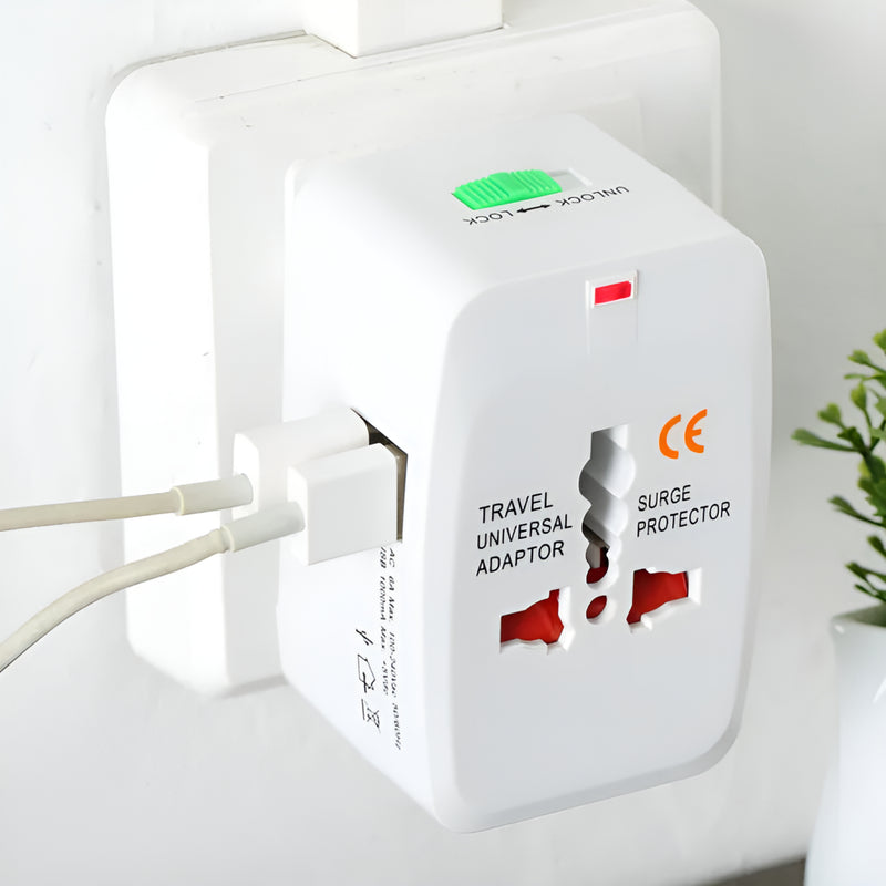 Adaptateur International tout-en-un Elegancia - L'Elegance au service de vos voyages