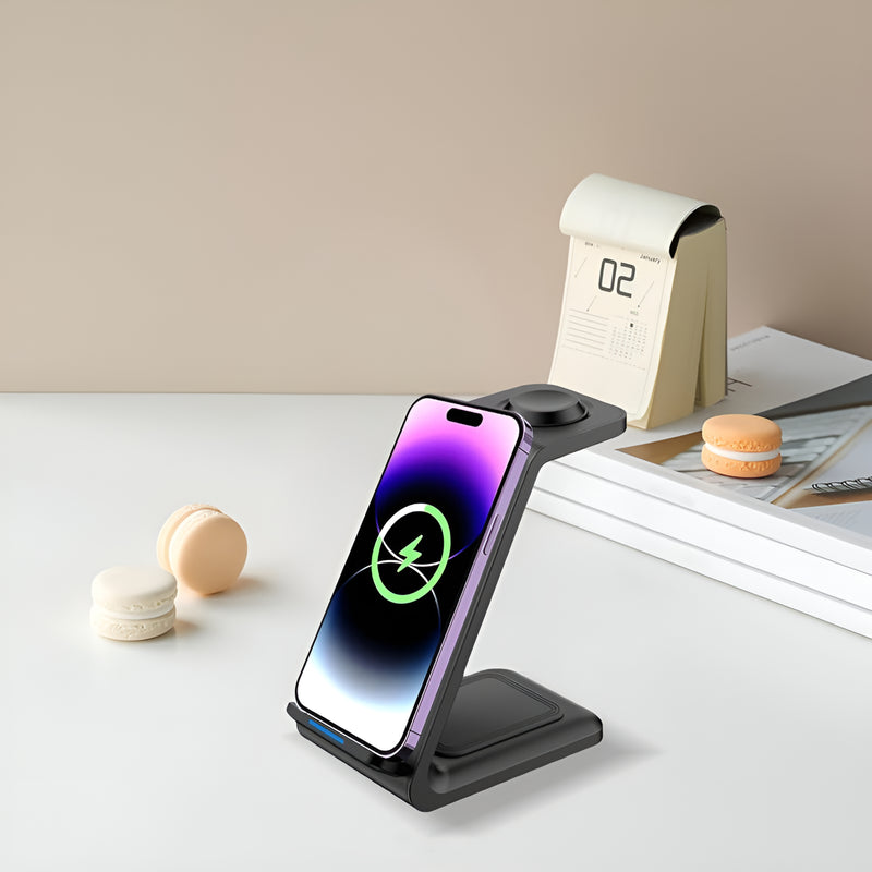 Support Elegancia pour Smartphone Rechargeable  - L'Alliance de la puissance, du confort et de l'élégance